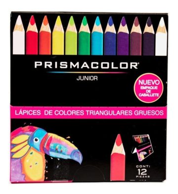 Colores Jumbo Triangulares*12 Prismacolor