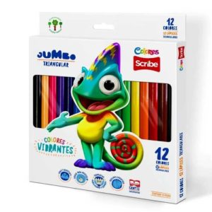 Colores Jumbo Triangular Colores Vibrantes *12