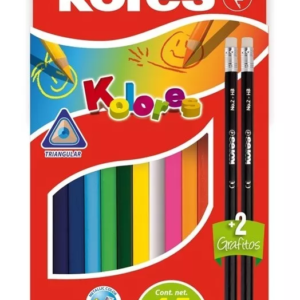 Colores Triangulares X12 Kores