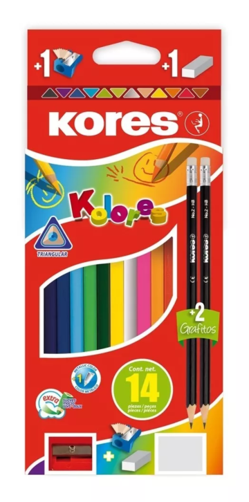 Colores Triangulares X12 Kores