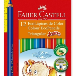 Ecolápices de Colores Jumbo Triangular X 12
