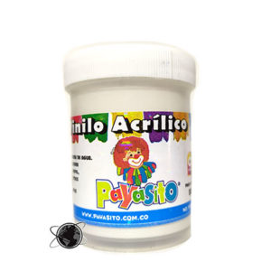 Vinilo acrílico 80gr Payasito - Blanco