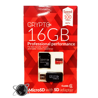 MICRO SD CON ADAPTADOR DE SD 16 GB