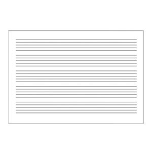 Cuaderno de Música Pentagramado