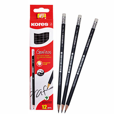 Lapiz Grafito Kores *12