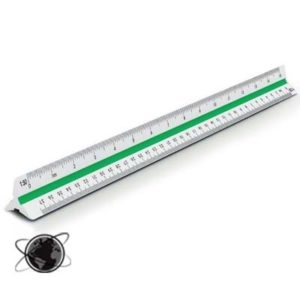 Escalímetro Triangular 30 CM