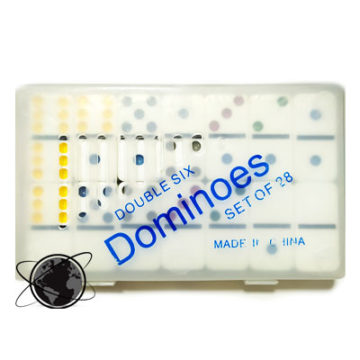 Domino set por 28 caja plástica