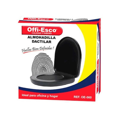 Huellero almohadilla dactilar Offi-Esco