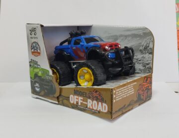 Carro Azul Impulsado por Fricción