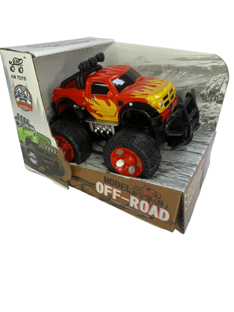 Carro Rojo Impulsado por Fricción