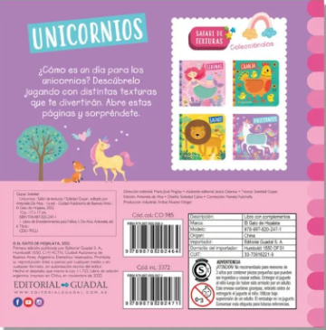 Libro Safari de Textura  Unicornios - Imagen 2