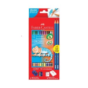 Colores Faber-Castell bicolor x 12 unidades