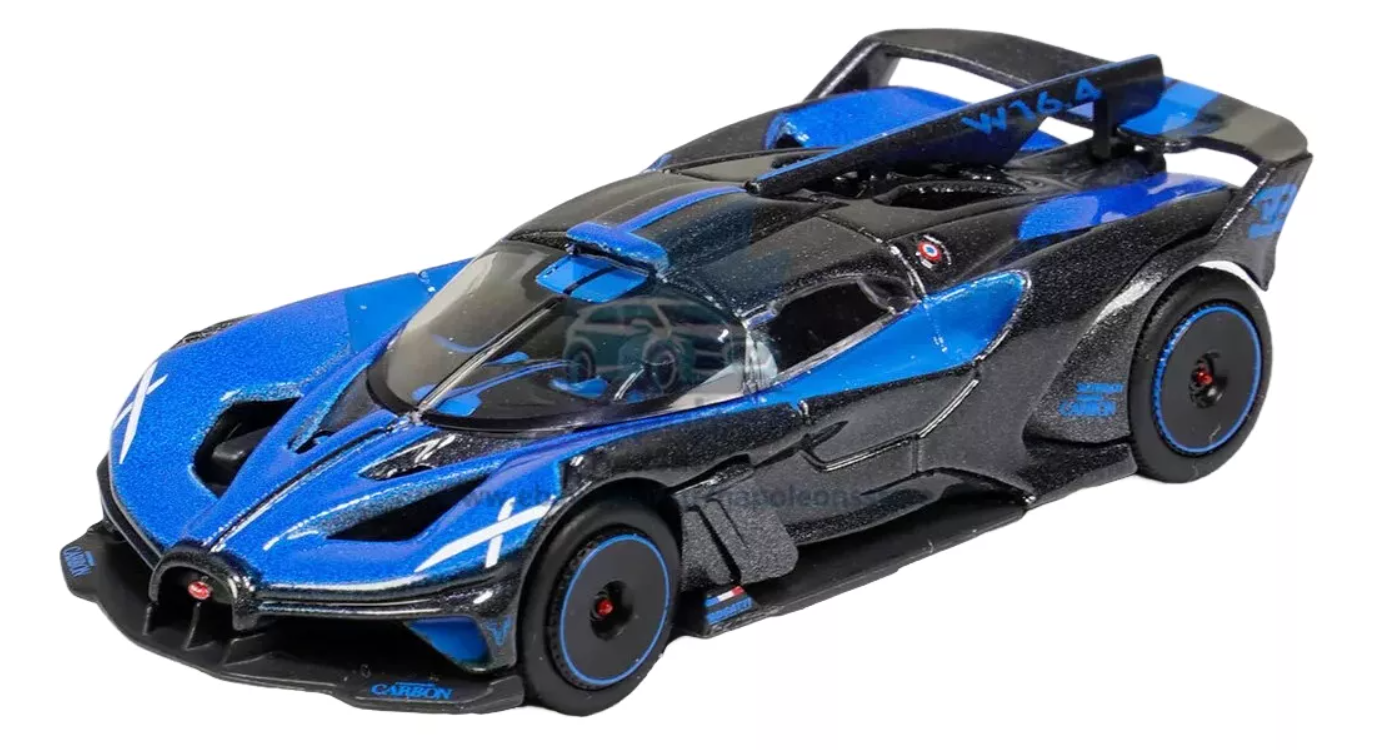 Bugatti Bolide Modelo Coche A Escala Azul