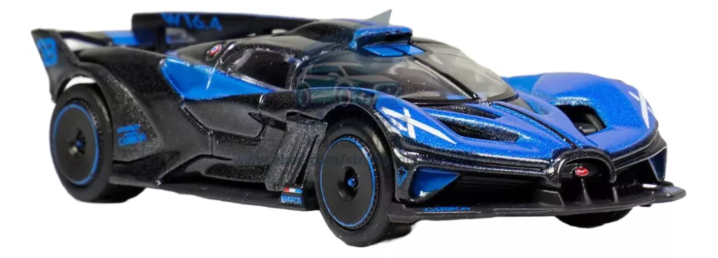 Bugatti Bolide Modelo Coche A Escala Azul
